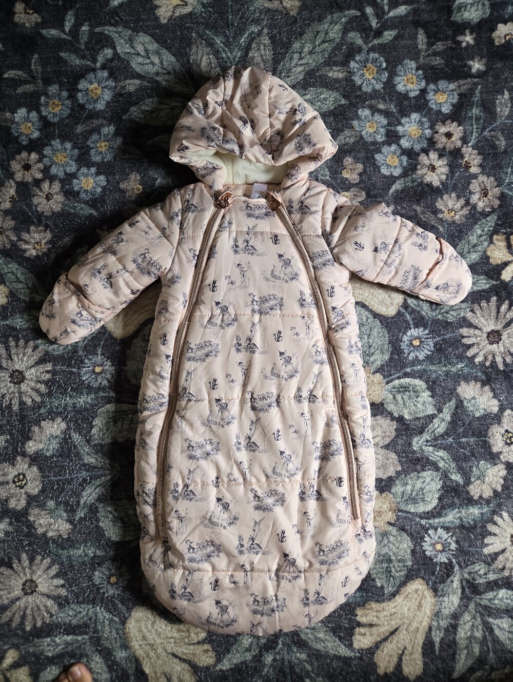 Disney Baby Pink Bambi Snowsuit Coat